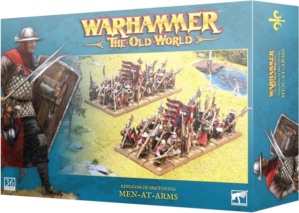 Warhammer The Old World Kingdom of Bretonnia Men-At-Arms - Plaza Toymaster