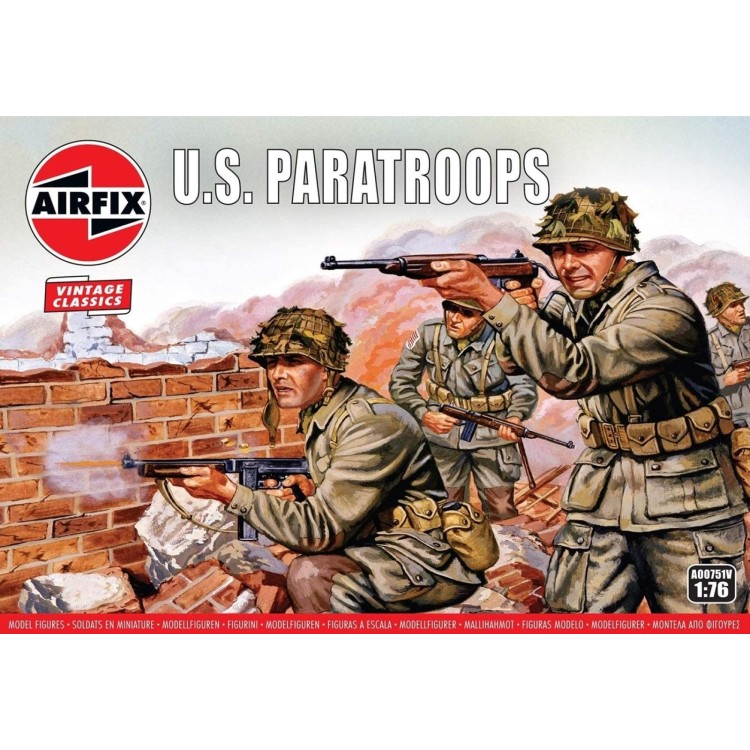 Airfix 1:76 WWII U.S. Paratroops