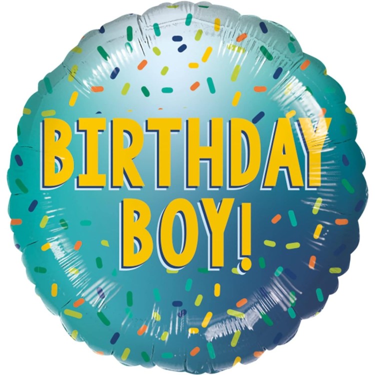 Anagram Birthday Boy Foil Helium Balloon