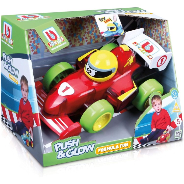 BB junior Push & Glow Formula 1 Fun