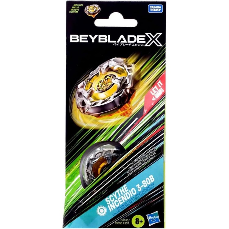 Beyblade X Booster Single Pack - Scythe Incendio 3-80B