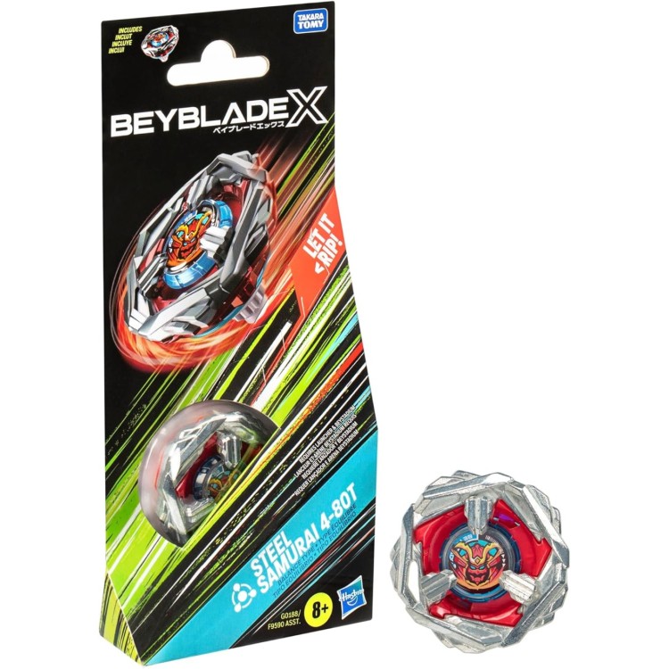 Beyblade X Booster Single Pack - Steel Samurai 4-80T