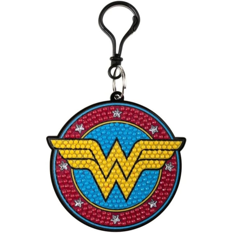 Craft Buddy Crystal Art Bag Charms - Wonder Woman