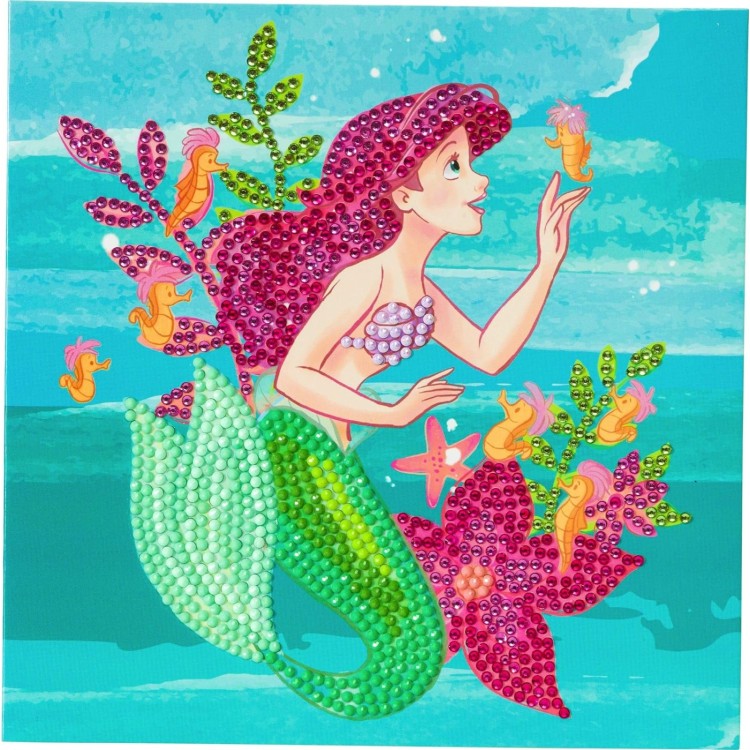 Craft Buddy Crystal Art Card Kit - Ariel