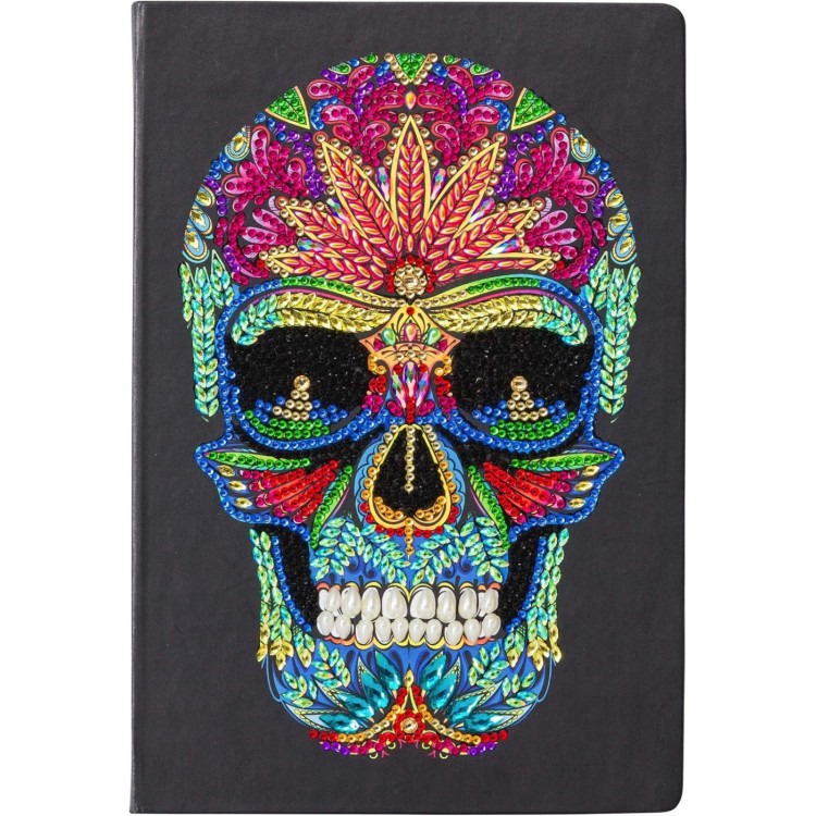 Craft Buddy Crystal Art Notebook Kit - Skull