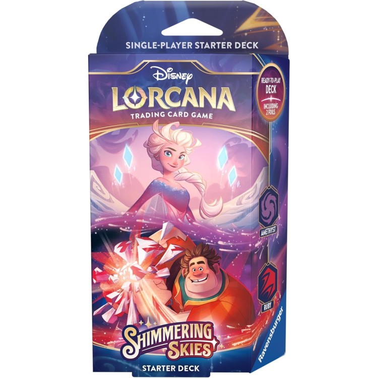 Disney Lorcana TCG Shimmering Skies Starter Deck - Elsa / Ralph