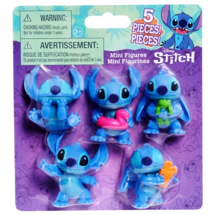 Disney Stitch Mini Figures 5 Pack