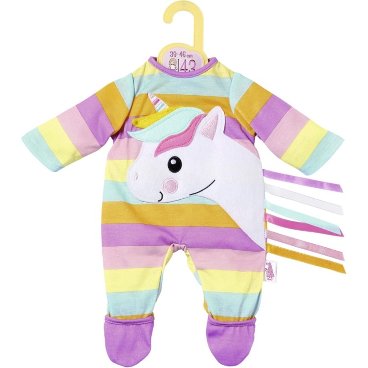 Dolly Moda Unicorn Romper 39-46cm