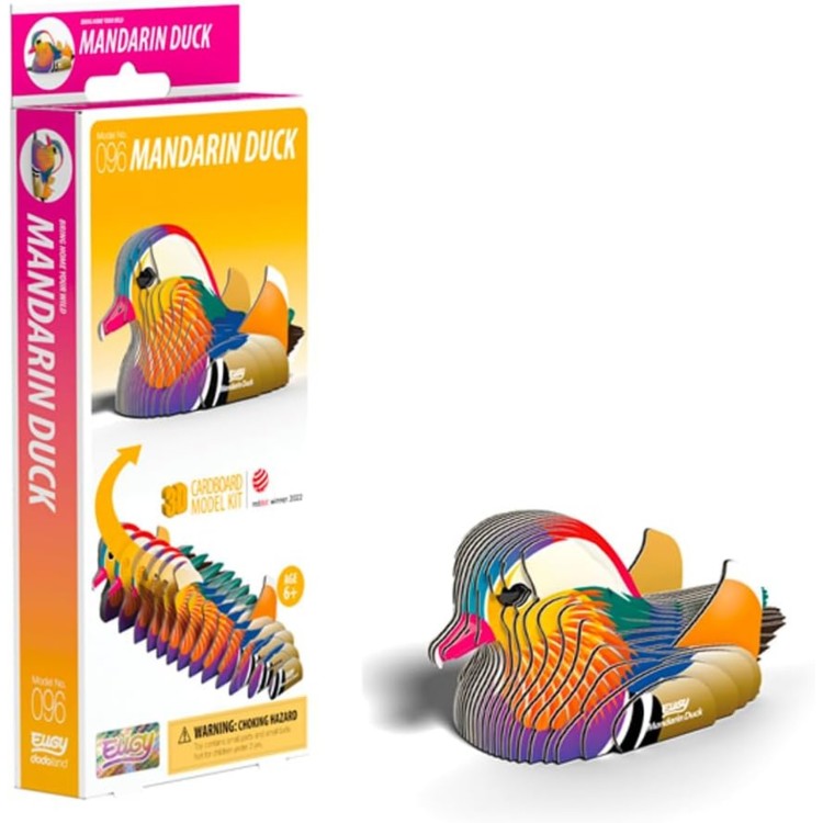 Eugy Mandarin Duck 3D Model