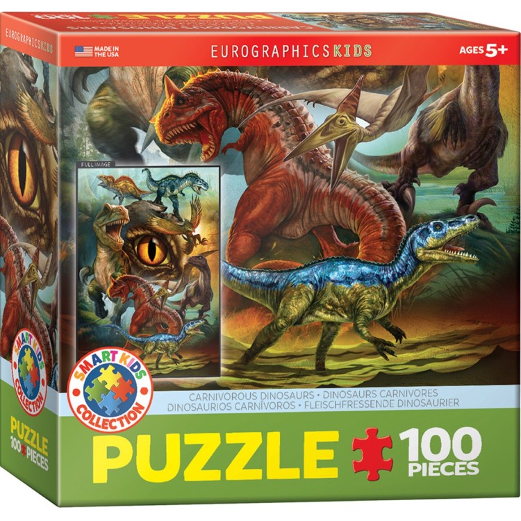 Eurographics Carnivorous Dinosaurs 100pc Puzzle