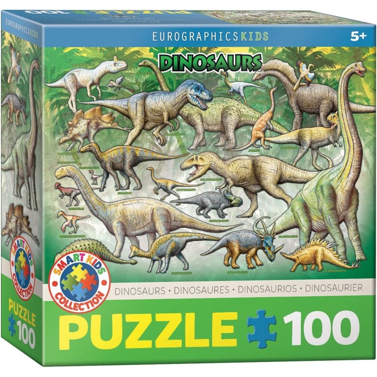 Eurographics Dinosaurs 100pc Puzzle