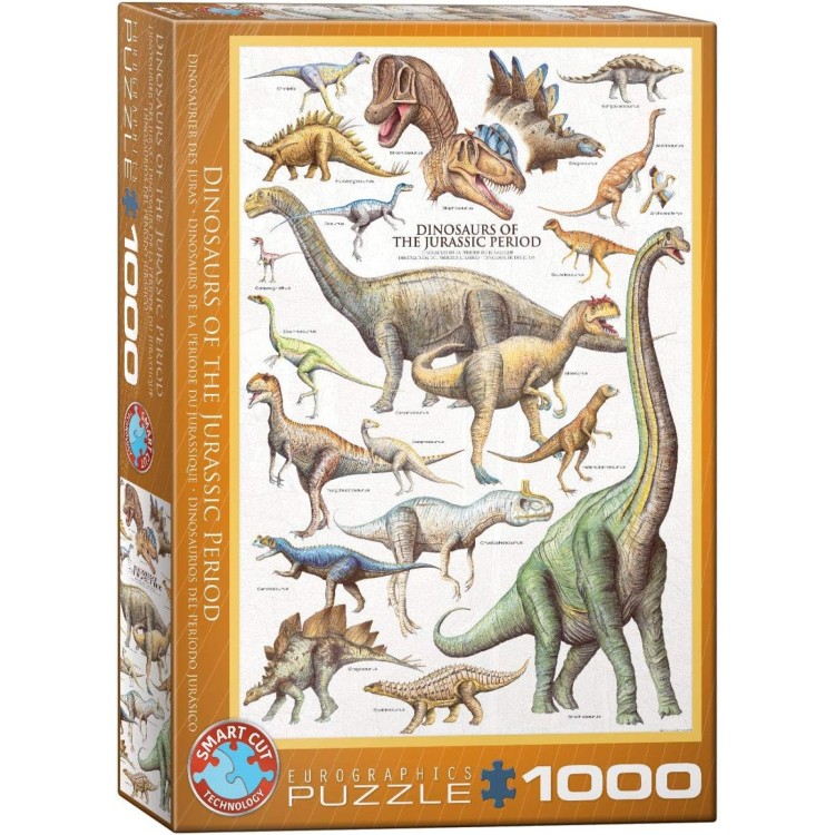 Eurographics Dinosaurs of the Jurassic Period 1000pc Puzzle