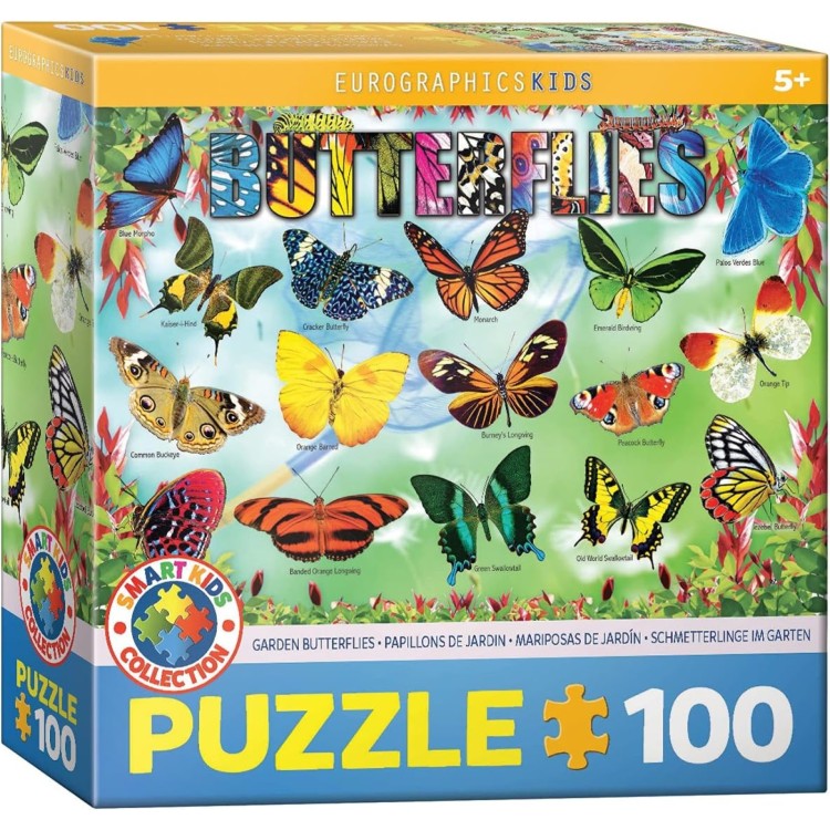 Eurographics Garden Butterflies 100pc Puzzle