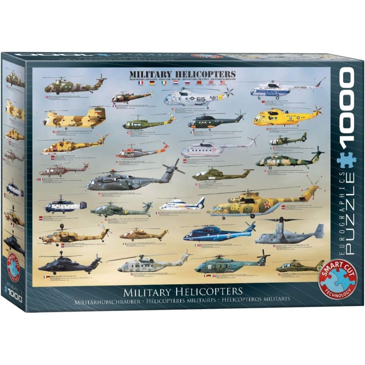 Eurographics Military Helicopters 1000pc Puzzle