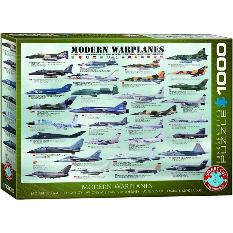 Eurographics Modern Warplanes 1000pc Puzzle