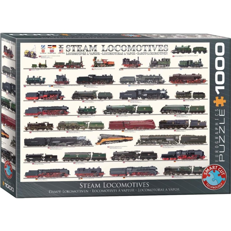 Eurographics Steam Locomotives 1000pc Puzzle