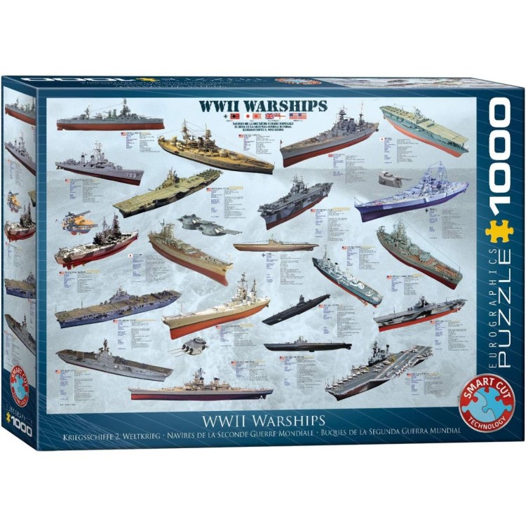 Eurographics WWII Warships 1000pc Puzzle