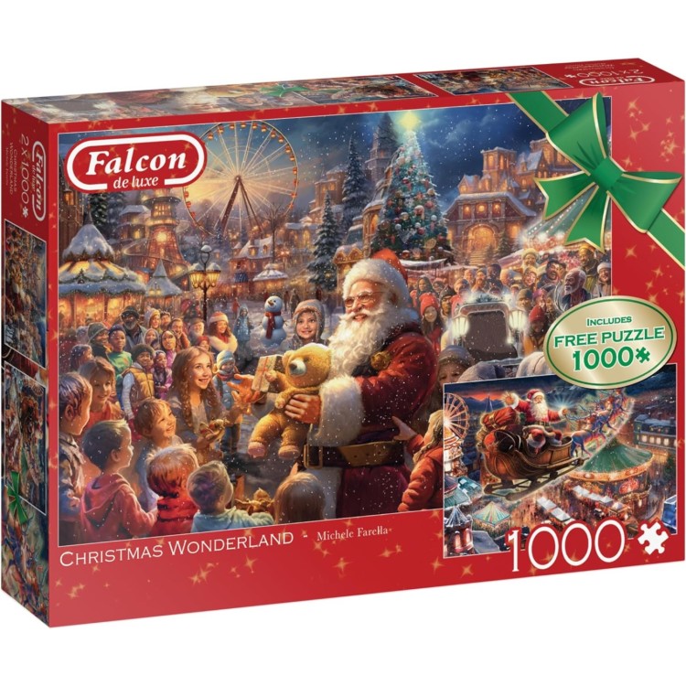 Falcon Christmas Wonderland 2 x 1000pc Puzzle