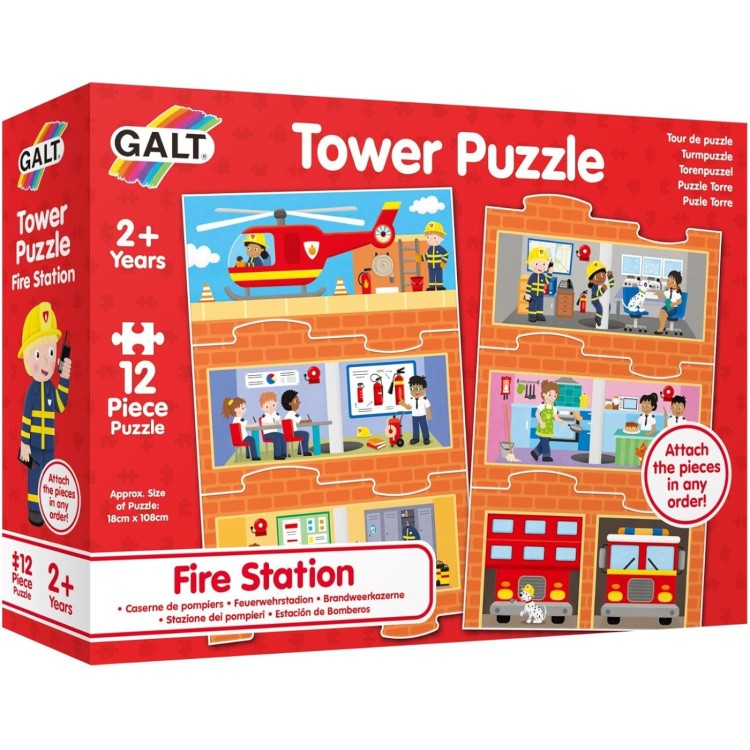 Galt Tower Puzzle Fire Station 12pc