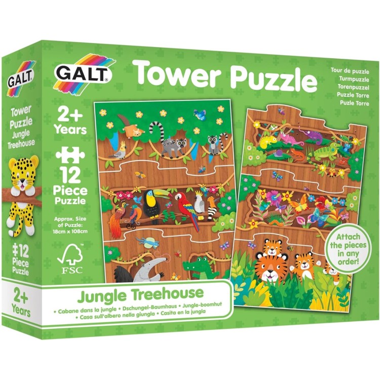 Galt Tower Puzzle Jungle Treehouse 12pc