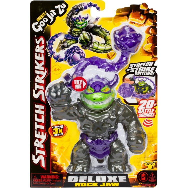 Heroes of Goo Jit Zu Stretch Strikers Deluxe Figure - Rock Jaw