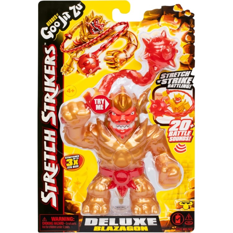 Heroes of Goo Jit Zu Stretch Strikers Deluxe Figure - Blazagon 