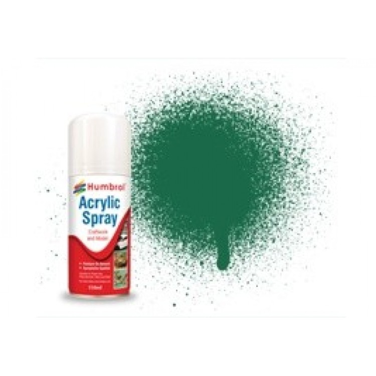 Humbrol Acrylic Spray 30 Dark Green Matt 150ml