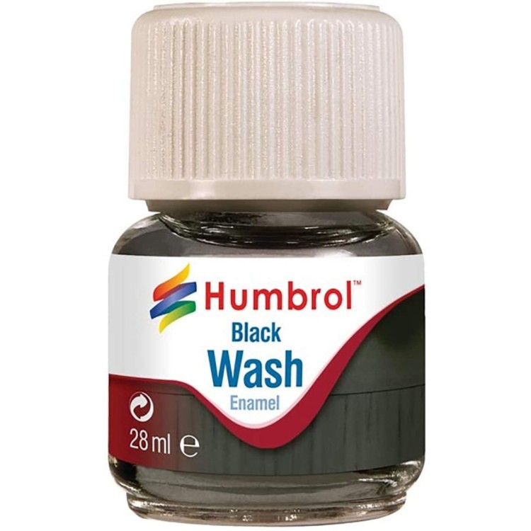 Humbrol Enamel Wash Black 28ml