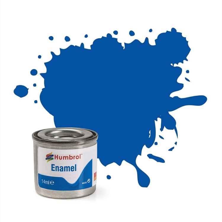 Humbrol Enamel Paint 14 French Blue Gloss 14ml