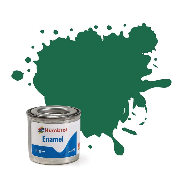 Humbrol Enamel Paint 30 Dark Green Matt 14ml