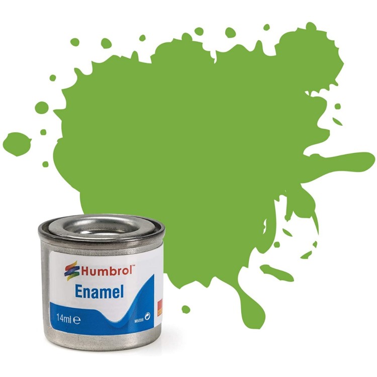 Humbrol Enamel Paint 38 Lime Gloss 14ml