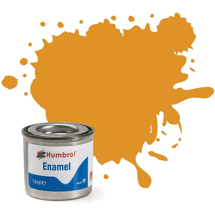 Humbrol Enamel Paint 54 Brass Metallic 14ml