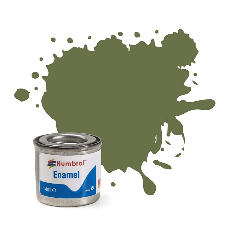 Humbrol Enamel Paint 80 Grass Green Matt 14ml