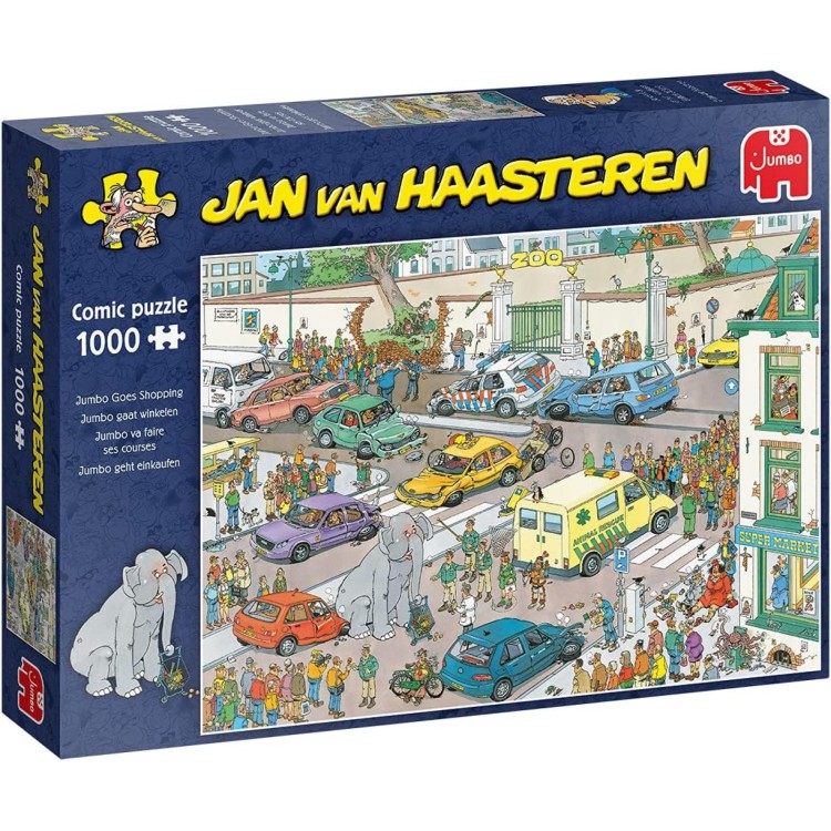 Jumbo Jan van Haasteren Jumbo Goes Shopping 1000pc Puzzle