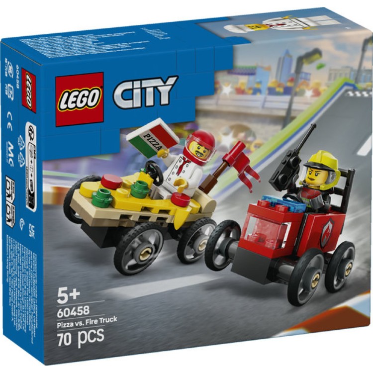 Lego City 60458 Pizza vs Fire Truck