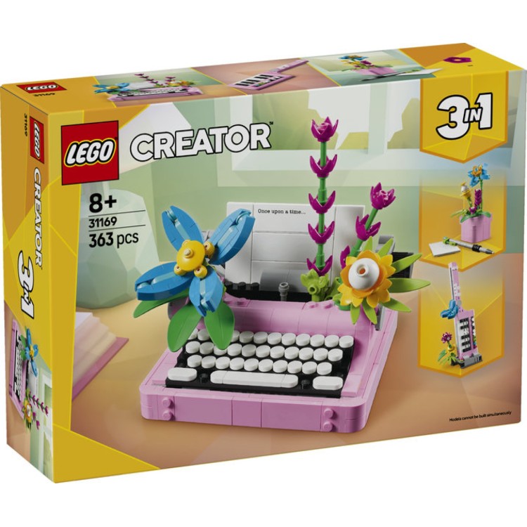 Lego Creator 31169 Typewriter with Flowers