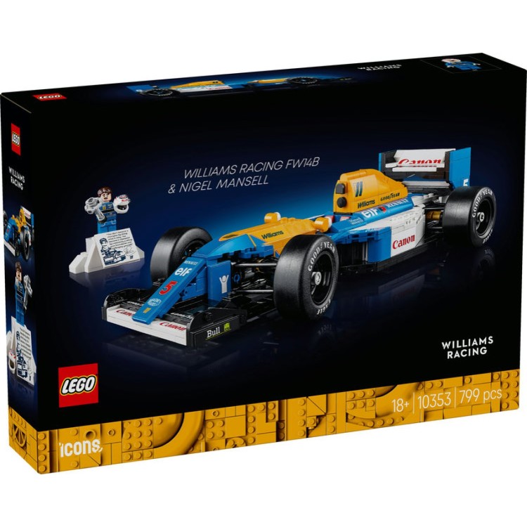 Lego Icons 10358 Williams Racing FW14B with Nigel Mansell