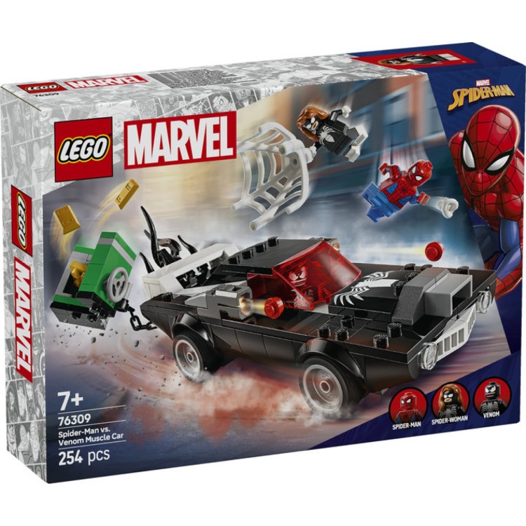 Lego Marvel 76309 Spiderman vs Venom Muscle Car