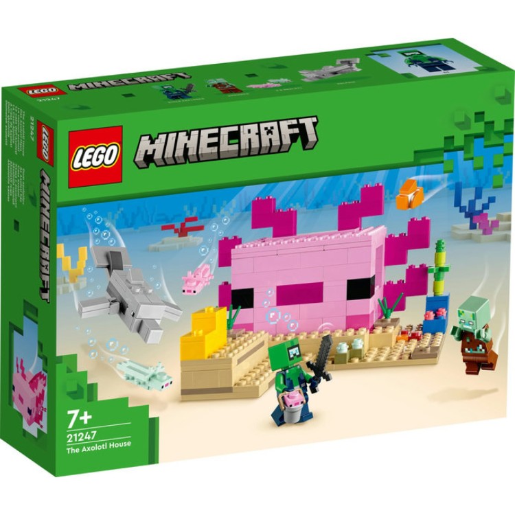 Lego Minecraft 21247 The Axolotl House