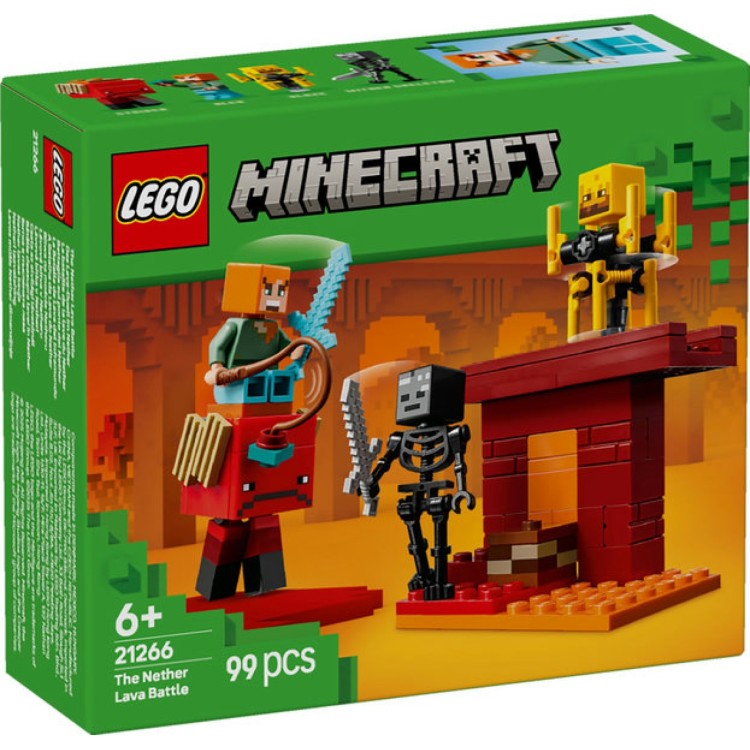 Lego Minecraft 21266 The Nether Lava Battle