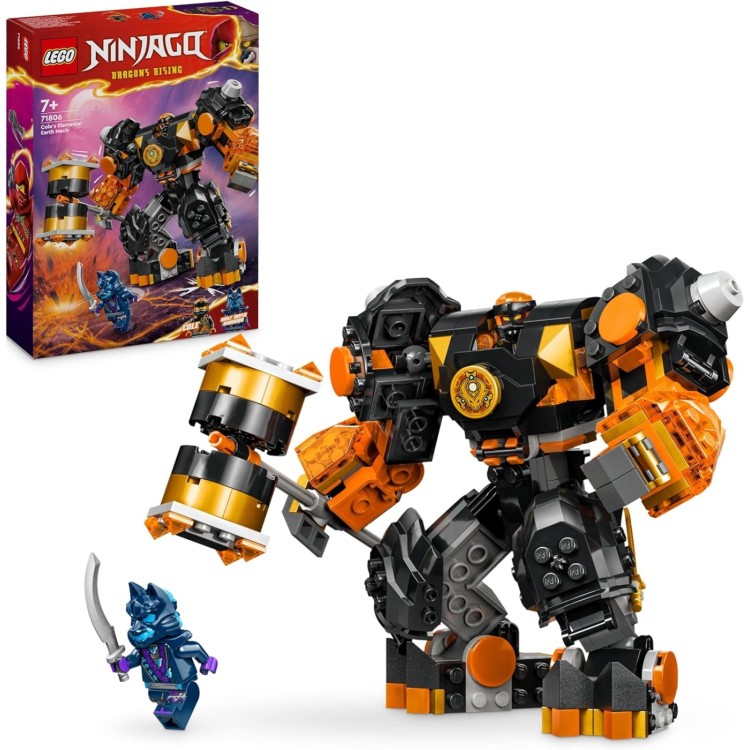 Lego Ninjago 71806 Cole's Elemental Earth Mech