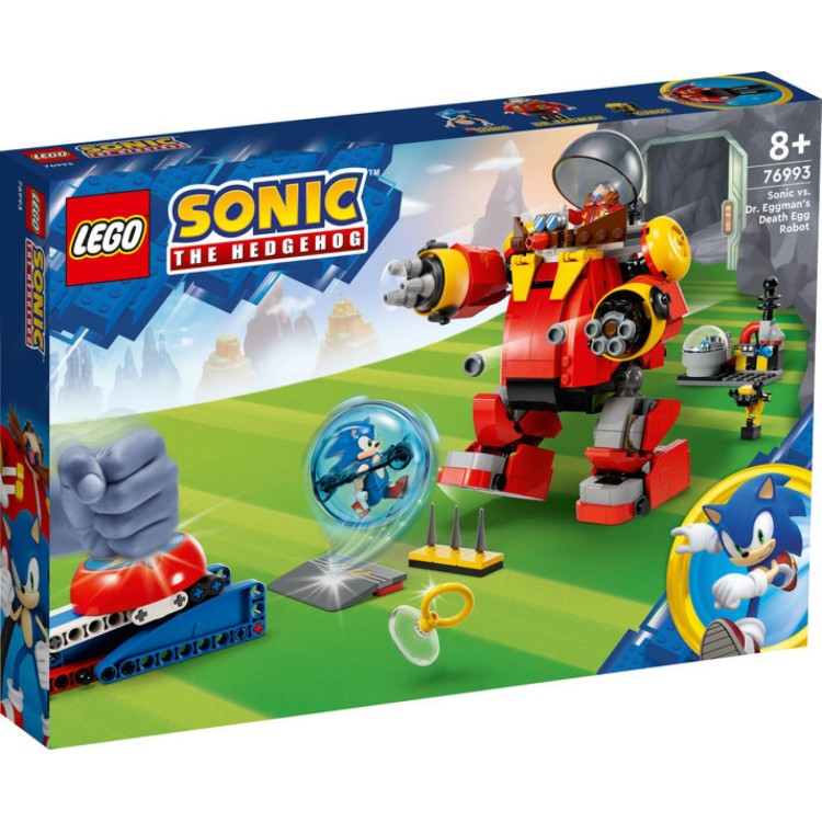 Lego Sonic 76993 Sonic Vs Dr Eggman's Death Egg Robot