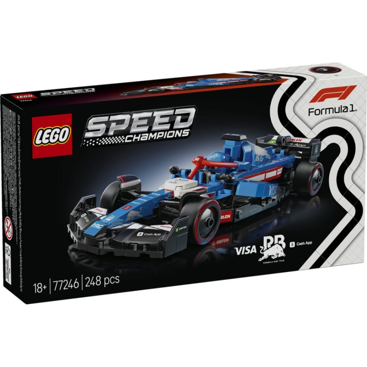 Lego Speed F1 77246 VISA Cash App RB VCARB F1 Team