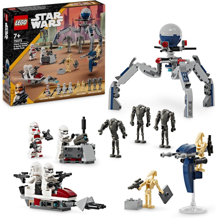 Lego Star Wars 75372 Clone Trooper & Battle Droid Battle Pack