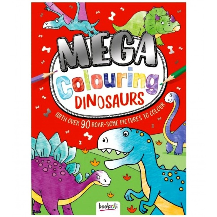 Mega Colouring Book Dinosaurs Plaza Toymaster