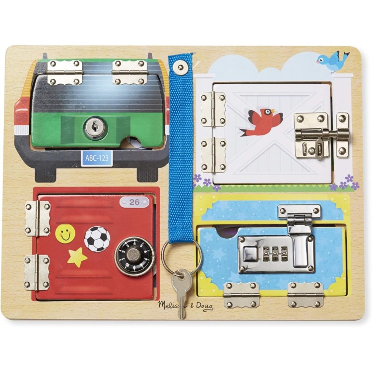 Melissa & Doug Look and Latch Board