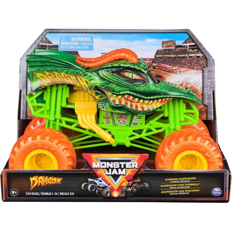 Monster Jam 1:24 True Metal Dragon