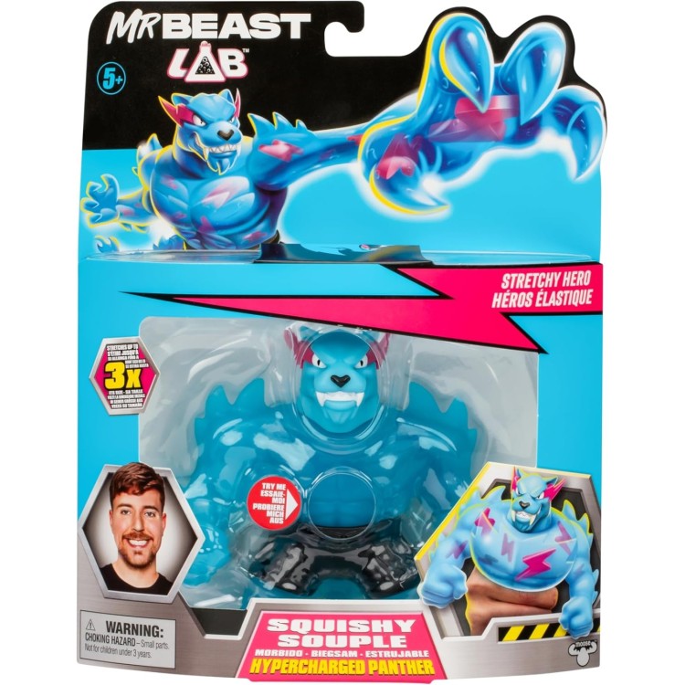 Mr Beast Lab Stretchy Hero - Squishy Hypercharged Panther