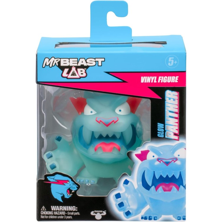 Mr Beast Lab Vinyl Glow Panther Figure