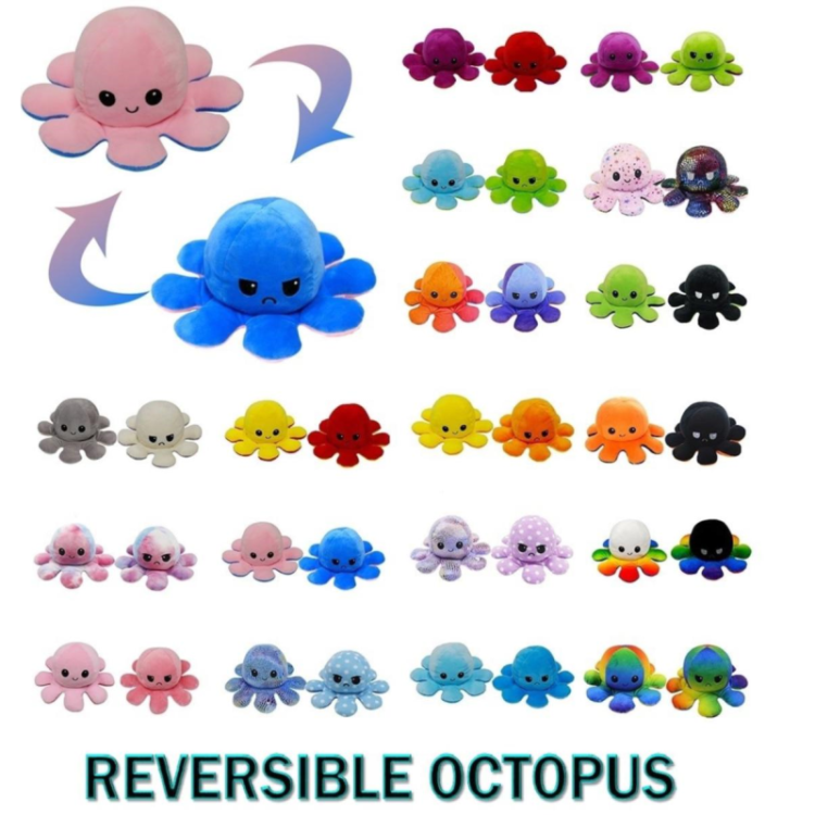 Octopus Reversible Soft Toy